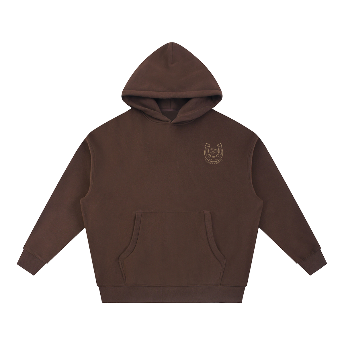 Oversized Boxy Fit Fleece Hoodie