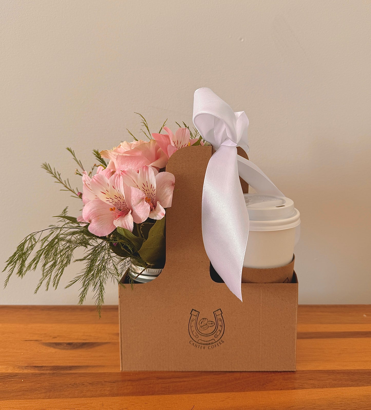 Valentine's Day Flower & Coffee Bundle