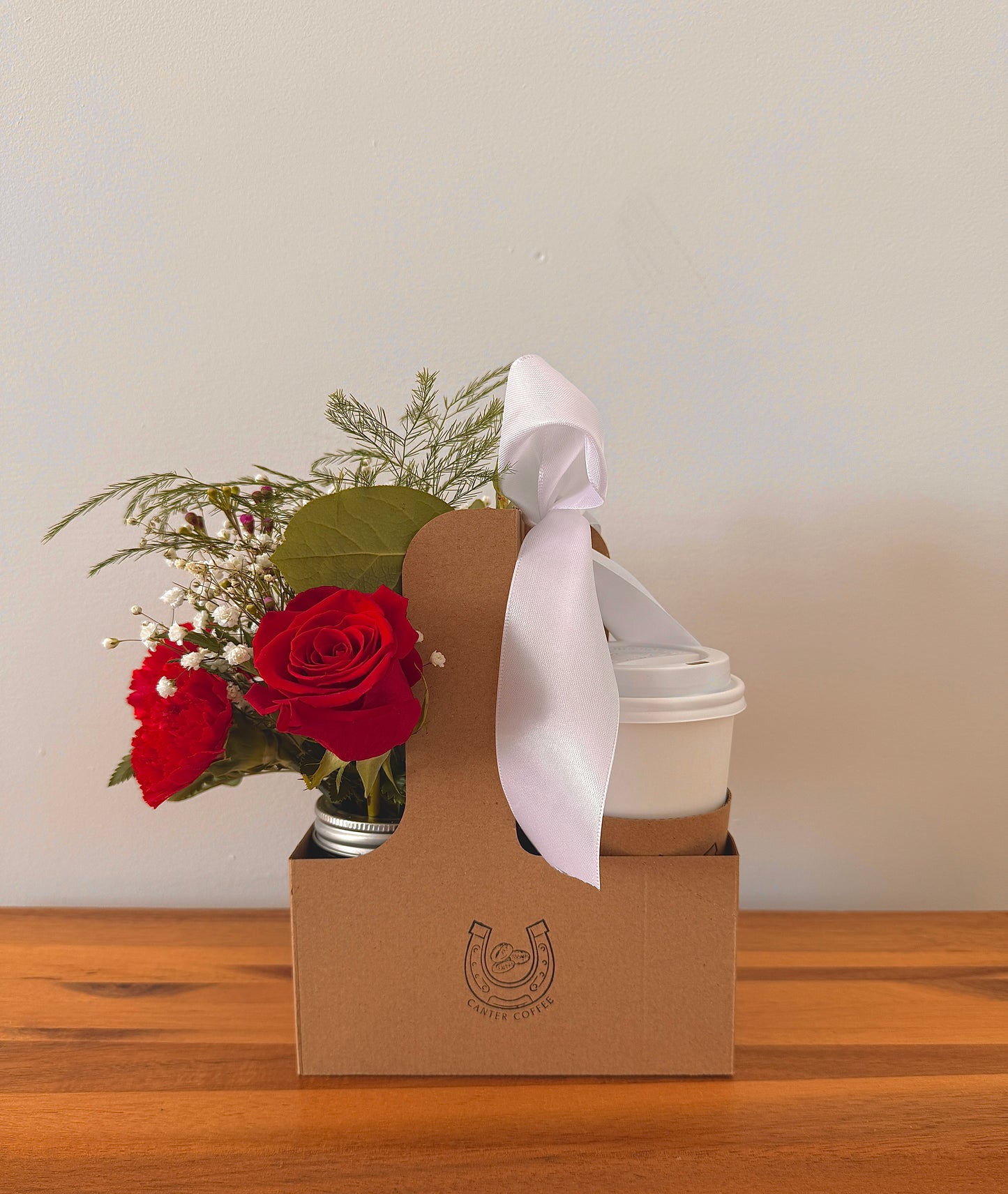 Valentine's Day Flower & Coffee Bundle